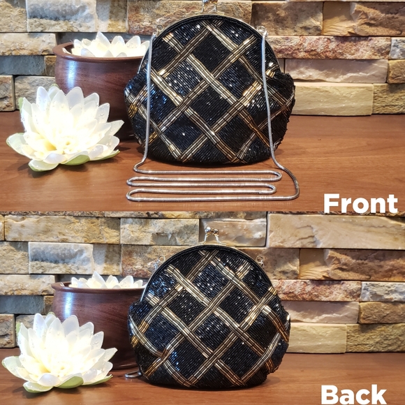 **SALE** Vintage Beaded Cocktail Bag...elegant! - Picture 7 of 8